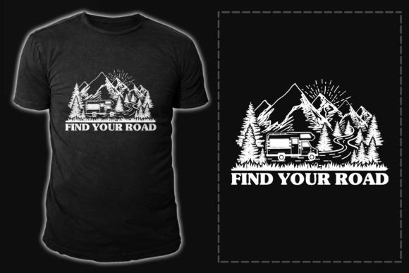 Camping Vector Graphics for T-Shirt Designs