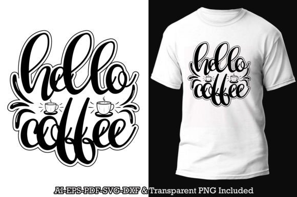 Coffee SVG Crafts T-Shirt Design Graphic Review