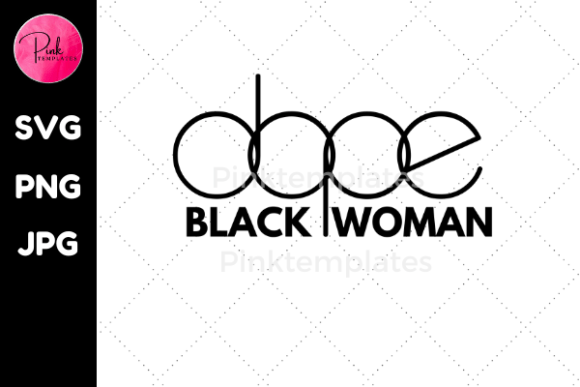 Dope Black Woman Tshirt Design Graphic Review