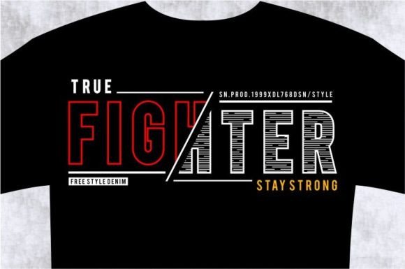 Fighter T-Shirt Design Graphic, Svg Review