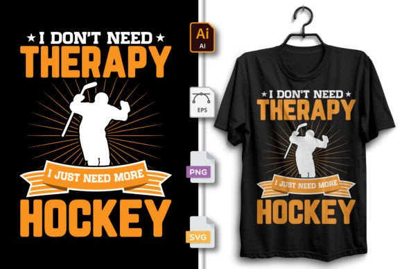 Hockey T-Shirt Design Graphic Review