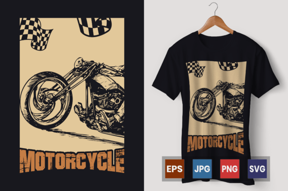 Motorcycle Graphic T Shirt Design Review