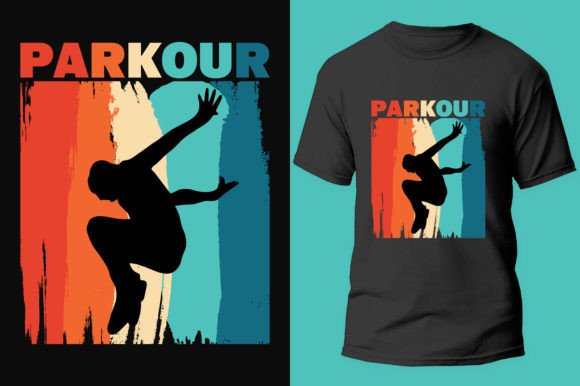 Parkour T-Shirt Design Vector Graphic Review