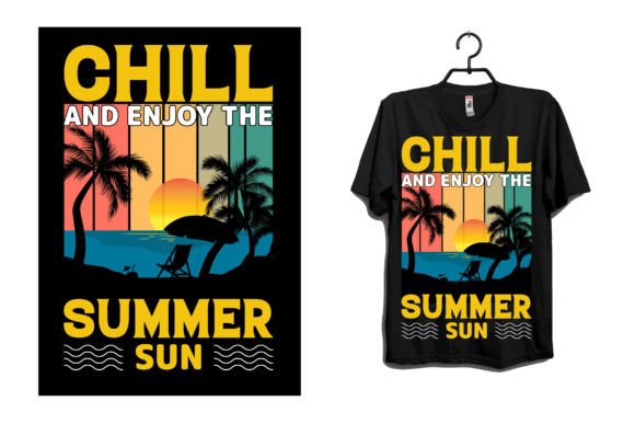 Summer T-Shirt Design Vector Graphic Review