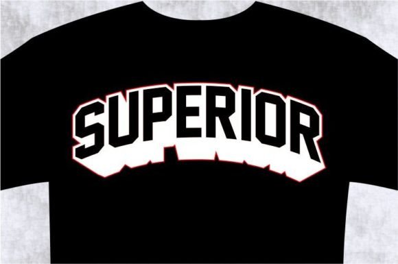 SUPERIOR T-Shirt Design Graphic, Svg Review